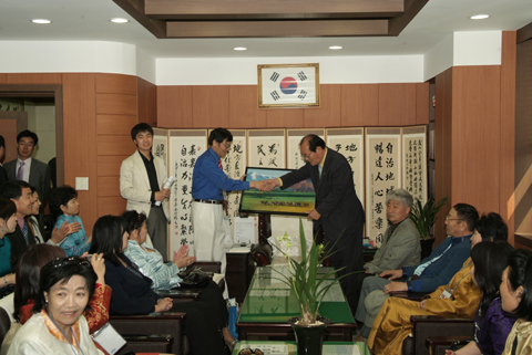 몽골 벚꽃마라톤 선...
