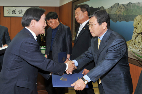 2011년 합천군 세입...