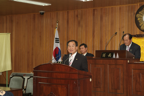 제131회 임시회 조호연 내무위원장 당선수락 인사0