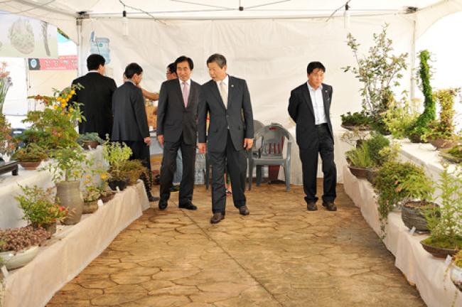 제29회 대야문화제 야생화전시 격려0