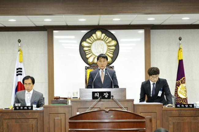 허종홍의원 제7대 합천군의회 전반기 의장 당선0