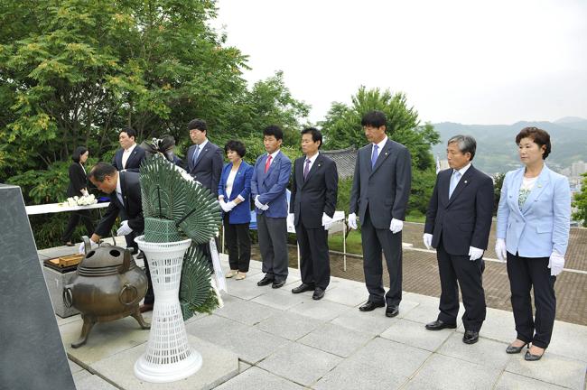제7대 합천군의회 의원 충혼탑 참배0