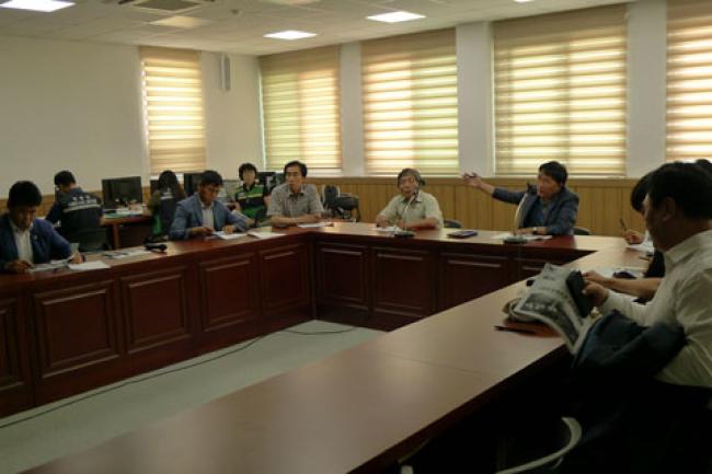 동부지역 구제역 차단방역초소 방문5