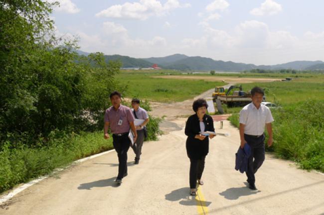 합천군의회 의원 현장방문(2014.8.22)1