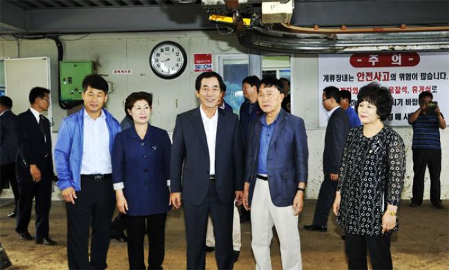 합천전자경매시장 격려 방문2