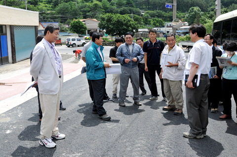 가야도시계획도로사업장 현장확인0
