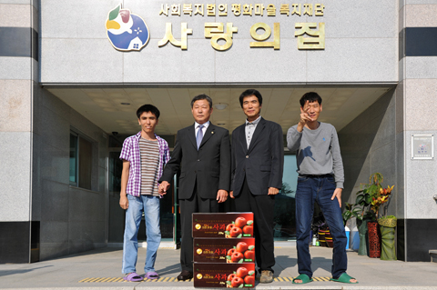 추석맞이 청덕면 평화마을 사랑의 집 위로방문0