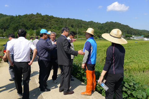 12.9.20 삼가면 태풍산바피해지역방문0