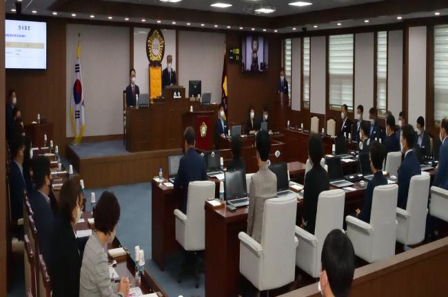 제265회 임시회 1차본회의 개회1