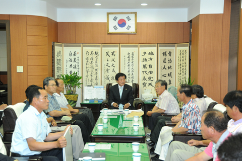 덕곡면 주민 의회방문