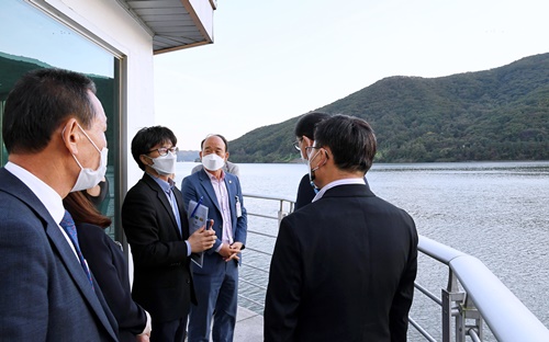 합천군의회 취수장반대및보상대책특위 팔당댐 현장답사2